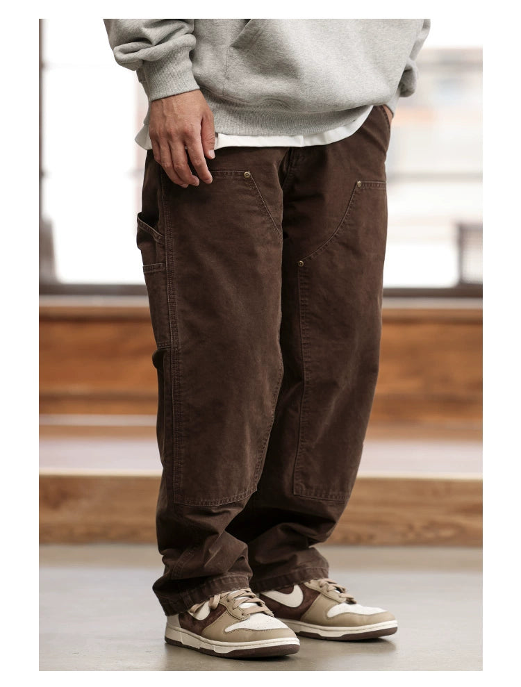 Multi-Pocket Double Knee Work Pants