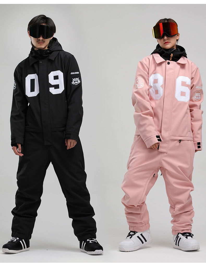 Monochrome Tactical Utility Snowboard Jumpsuit