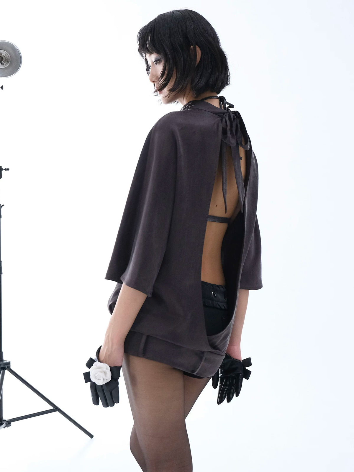 Nocturne Studded Mock Neck Top