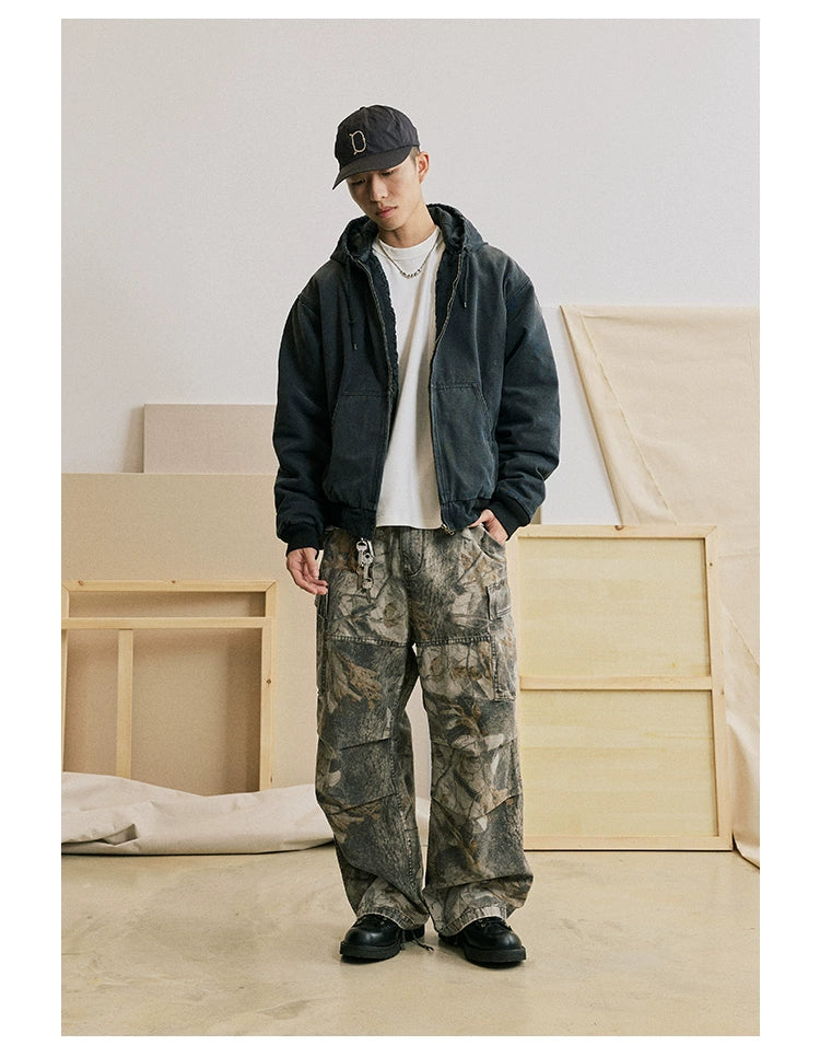 Woodland Camo Hunting Cargo Pants