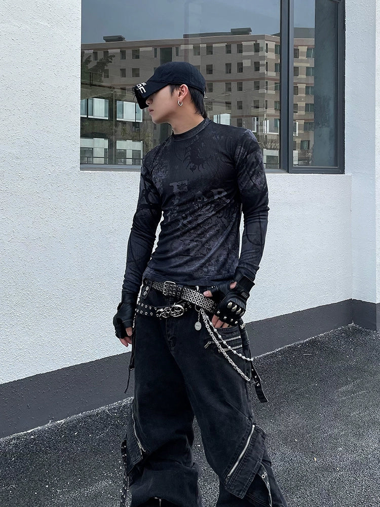 Shadow Serpent Mesh Long Sleeve