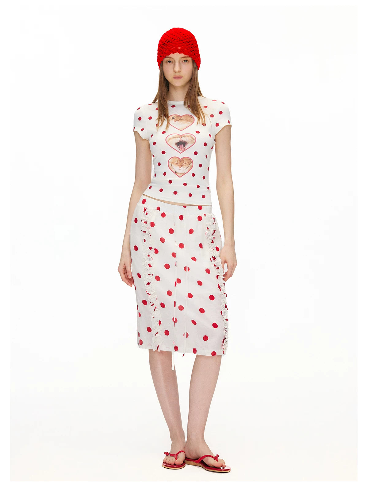 Heartfelt Whisker Dots Tee