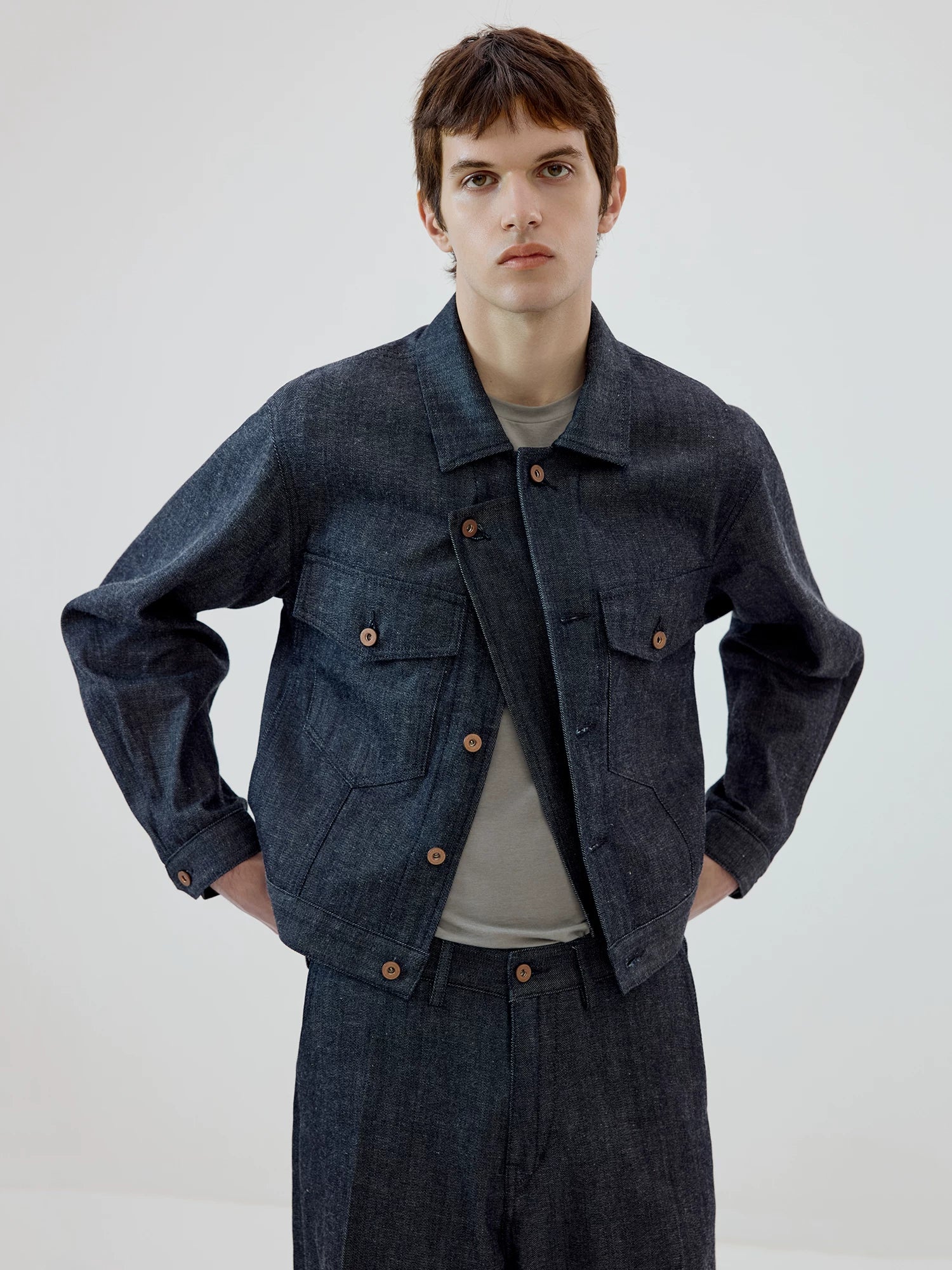 Rawloom Cropped Denim Jacket