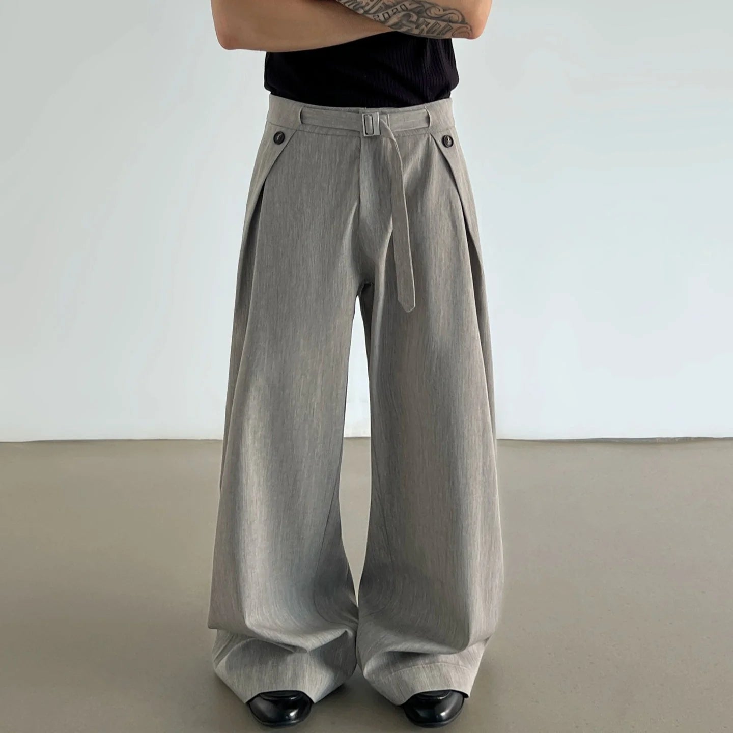 Obsidian Flow Wide Trousers