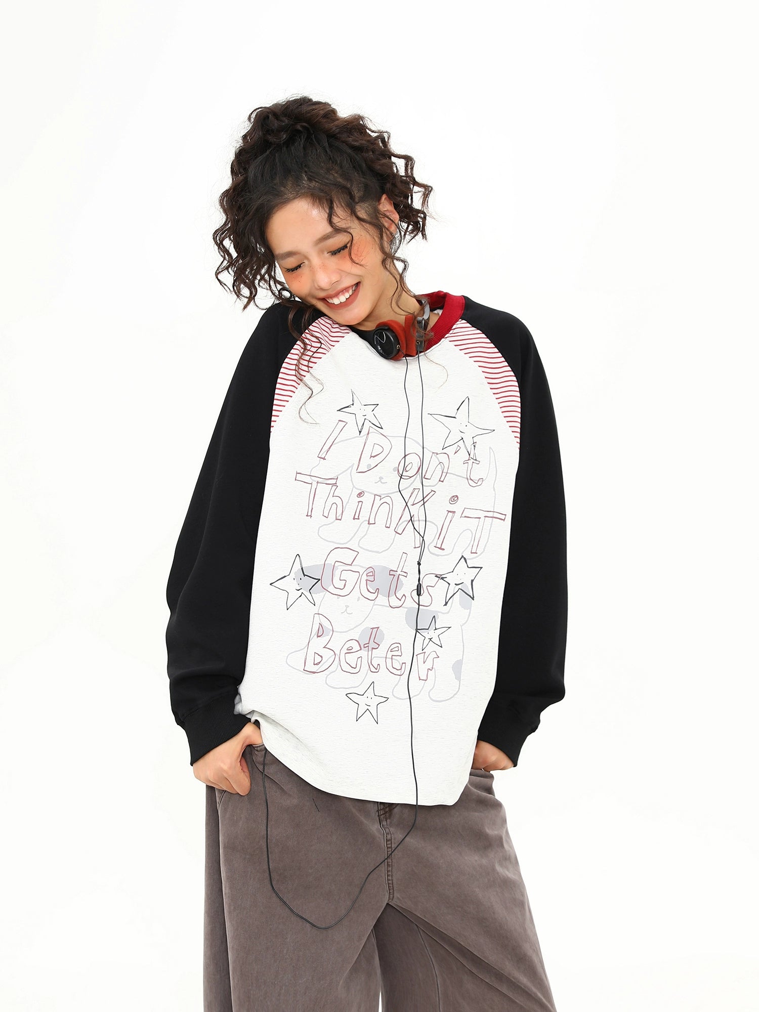 Starlit Mixtape Raglan Sweatshirt