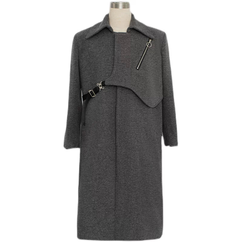 Slate Harness Asym Coat