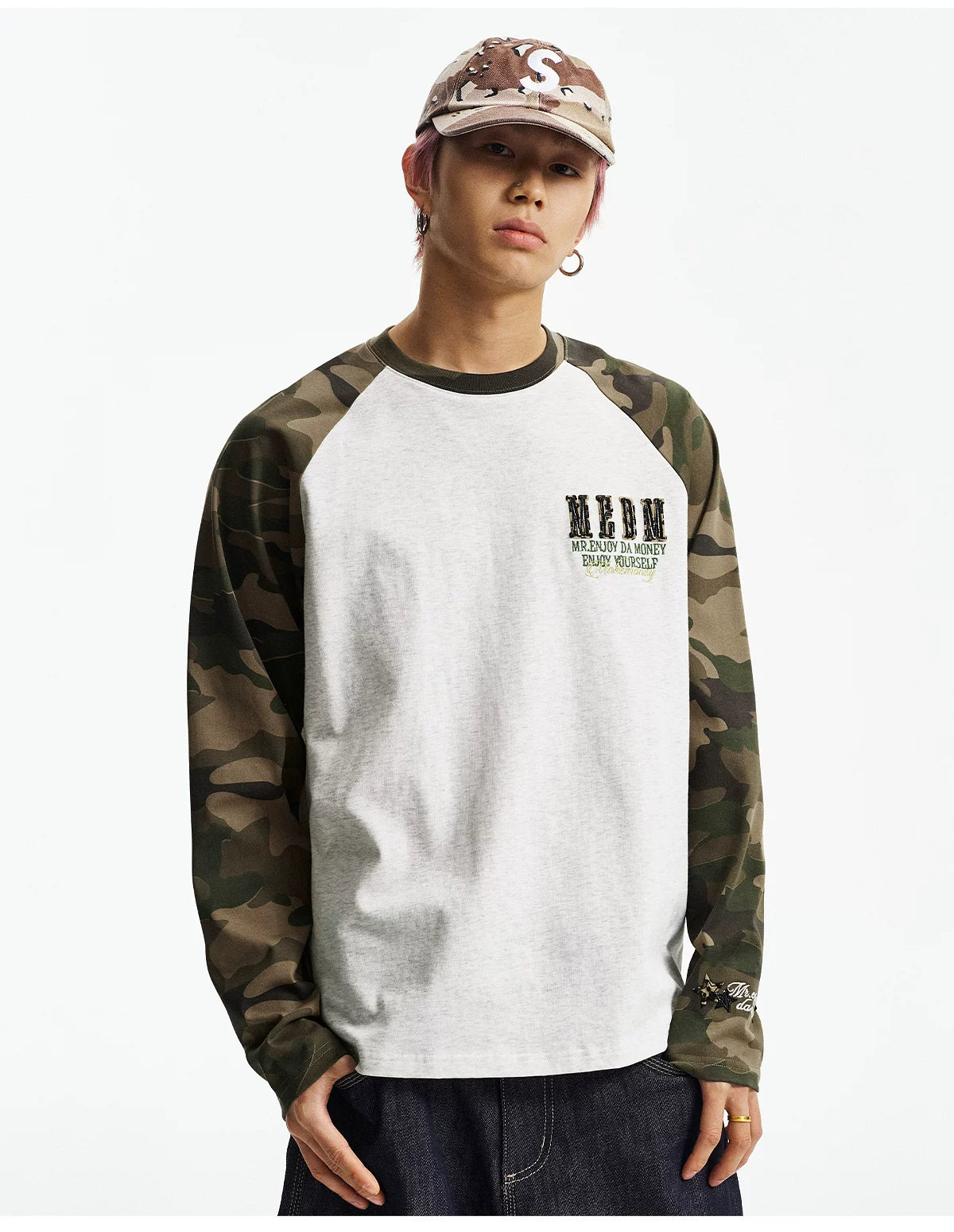 Fieldmark Camo Raglan Long-Sleeve Tee