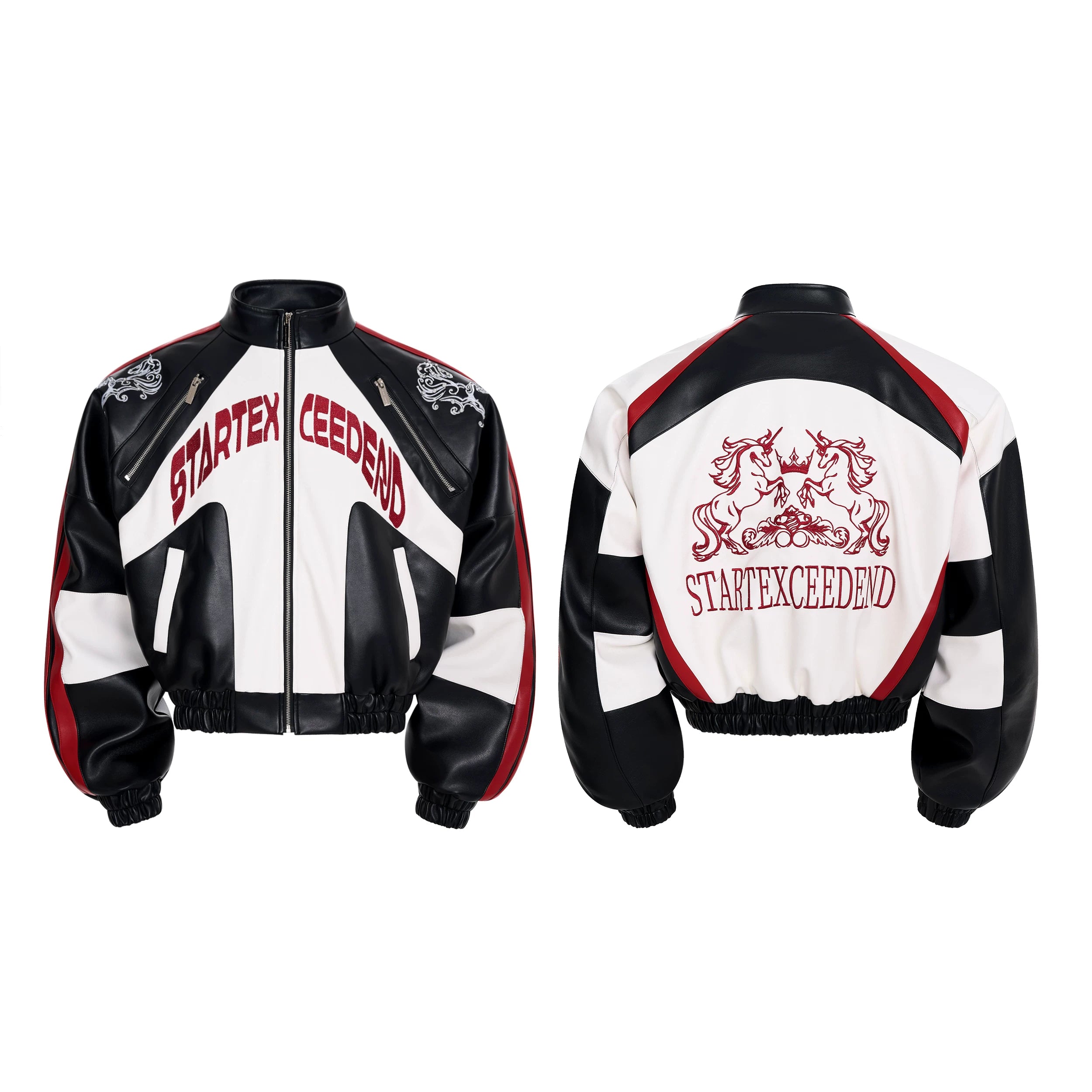 Circuit Racer PU Leather Jacket