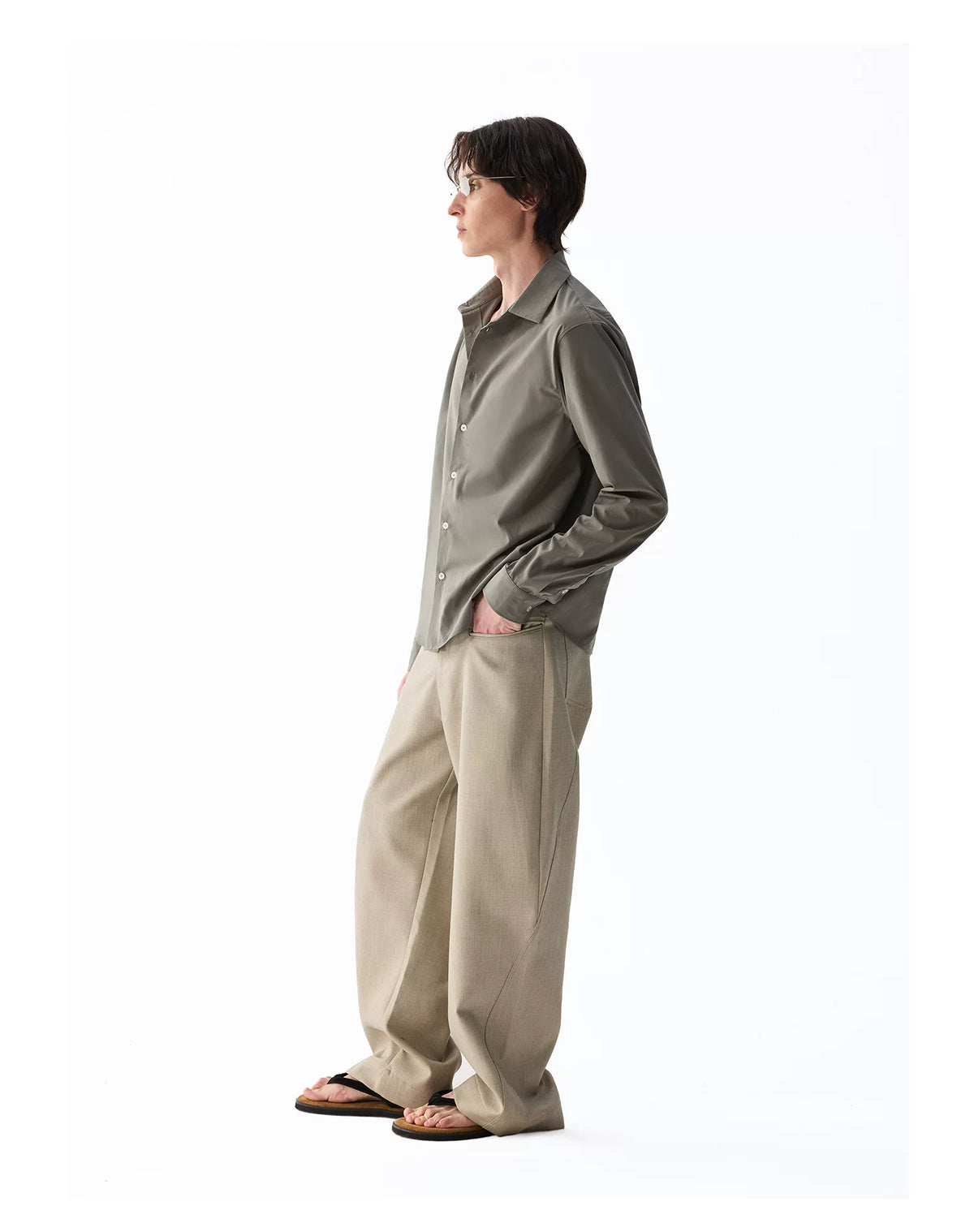 Caspian Minimal Long-Sleeve Shirt