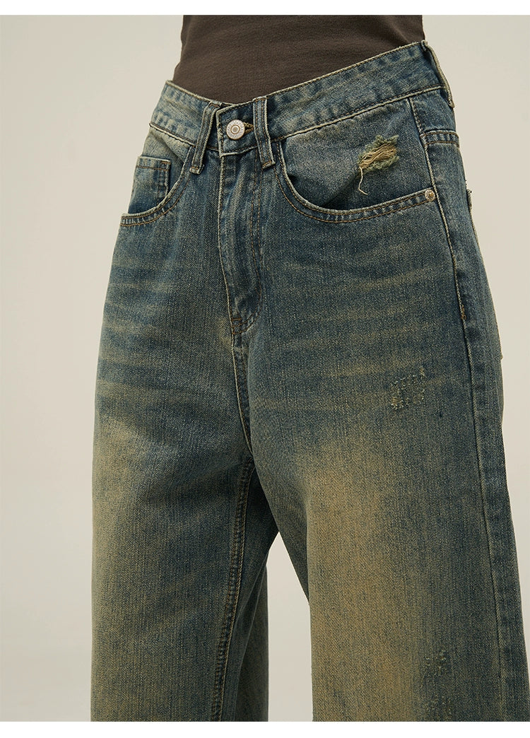 Vintage Aura Wide-Leg Jeans