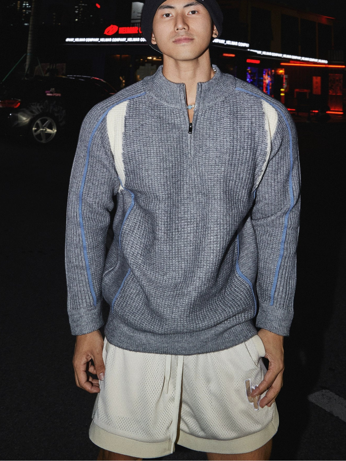 Glacier Track Half-Zip Knit Sweater