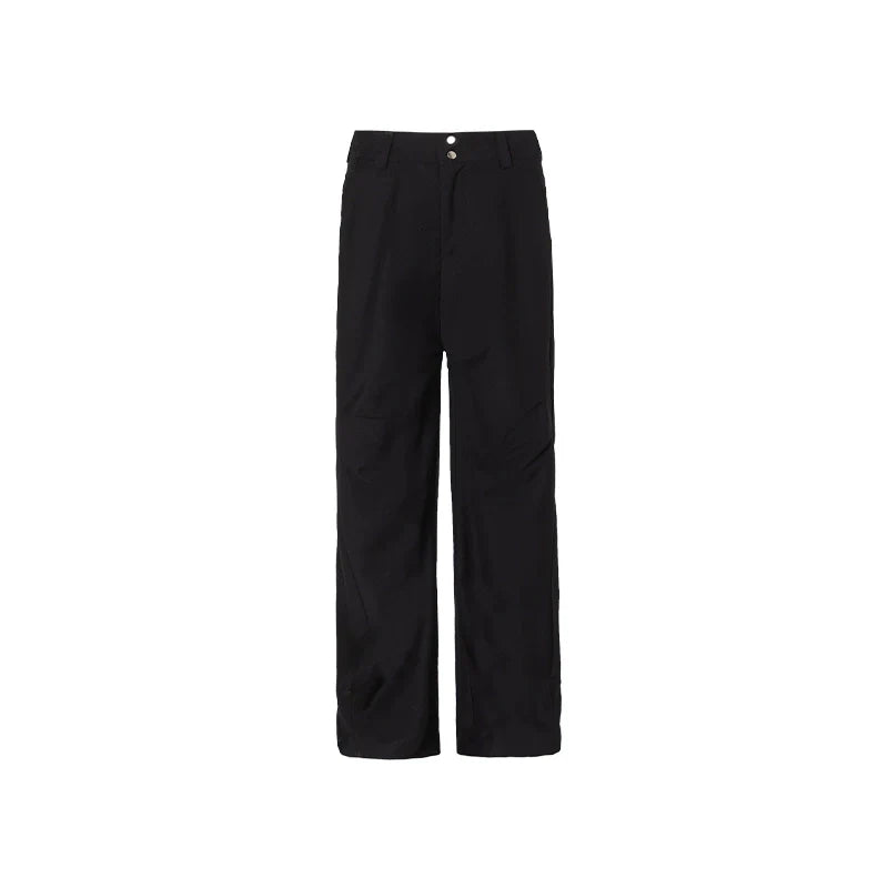 Black Utility Cargo Pants - chiclara