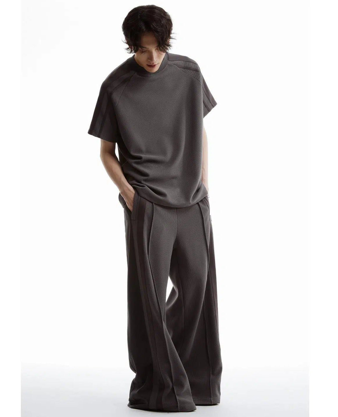 Pleated Wide Leg Pants - chiclara