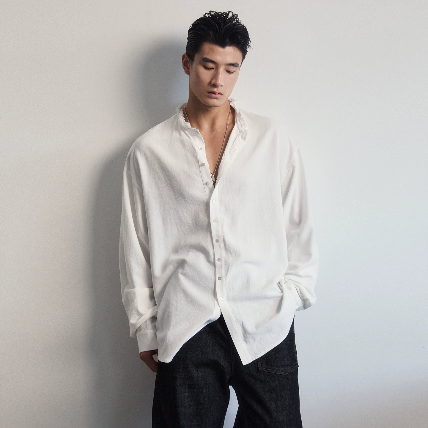 CloudRuffle Relaxed Collar Shirt