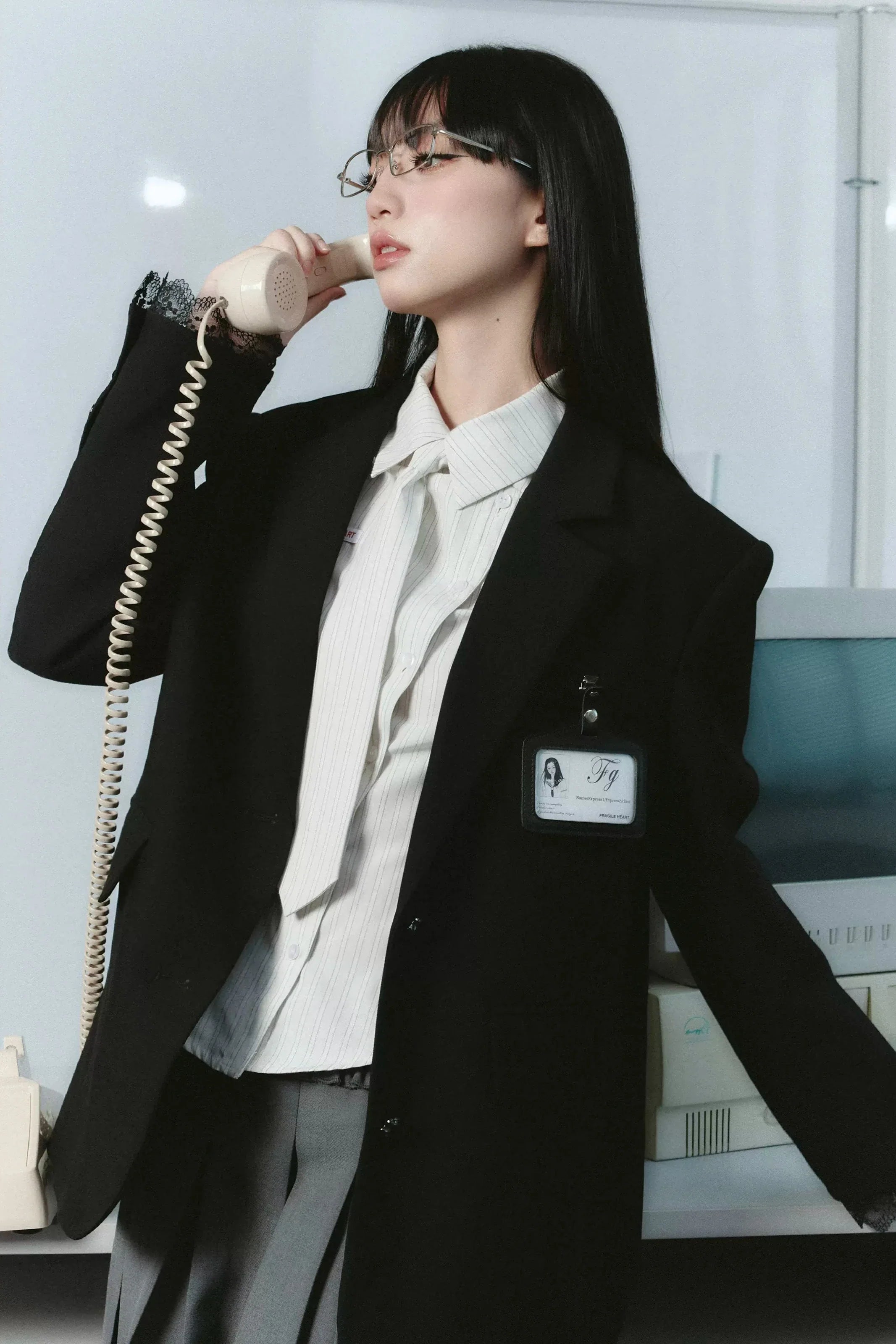 Classic Black Blazer for Professional Women