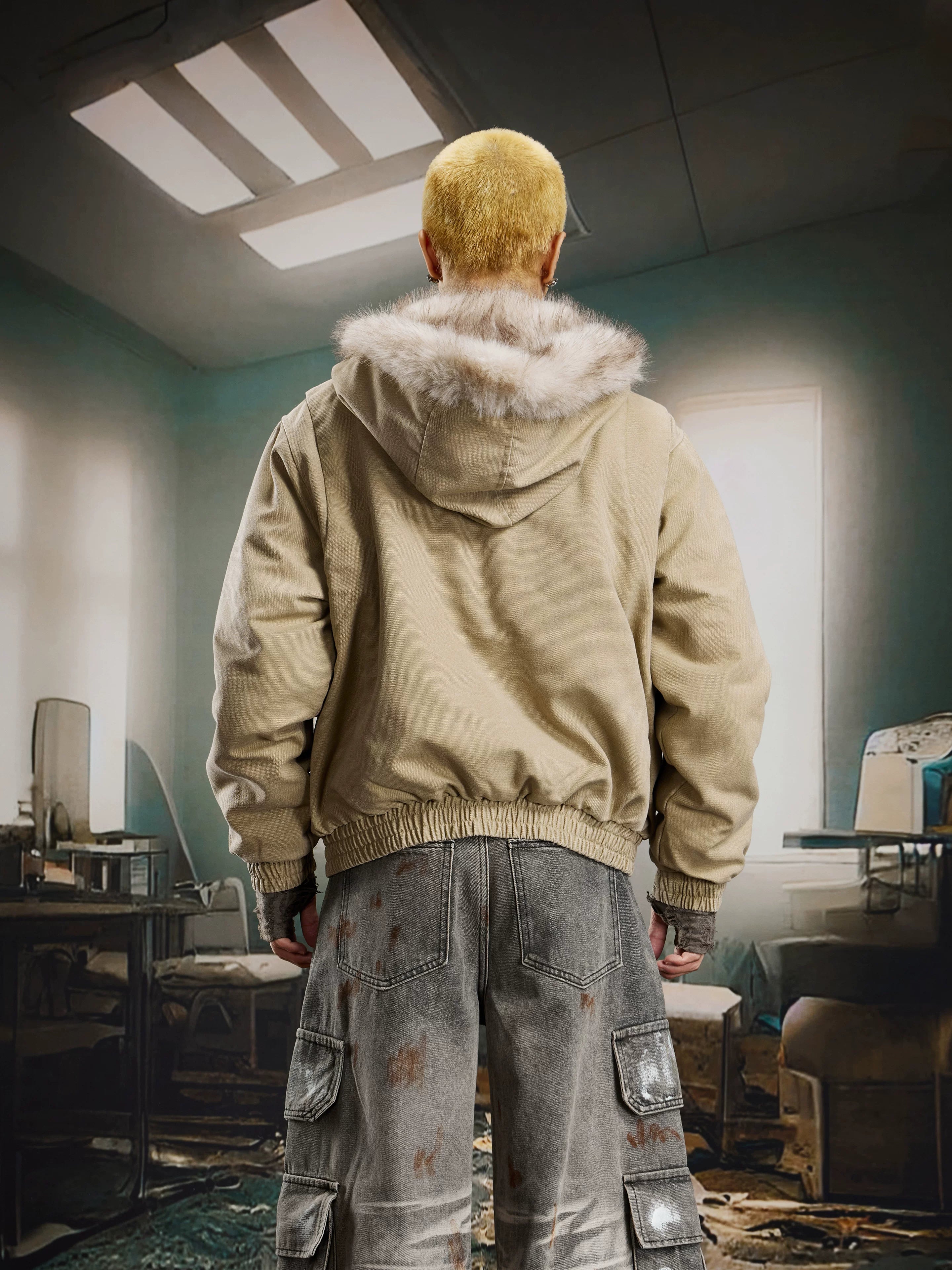 Frostlined Canvas Nomad Hooded Jacket