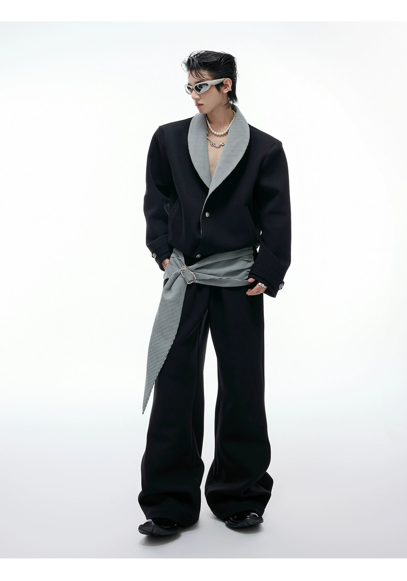Wide Lapel Suit and Pants Setup