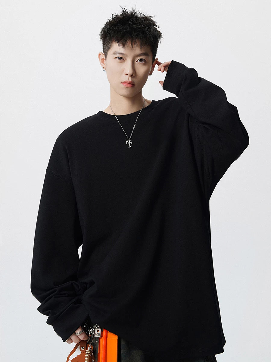 Cloudline Oversized Long-Sleeve Tee
