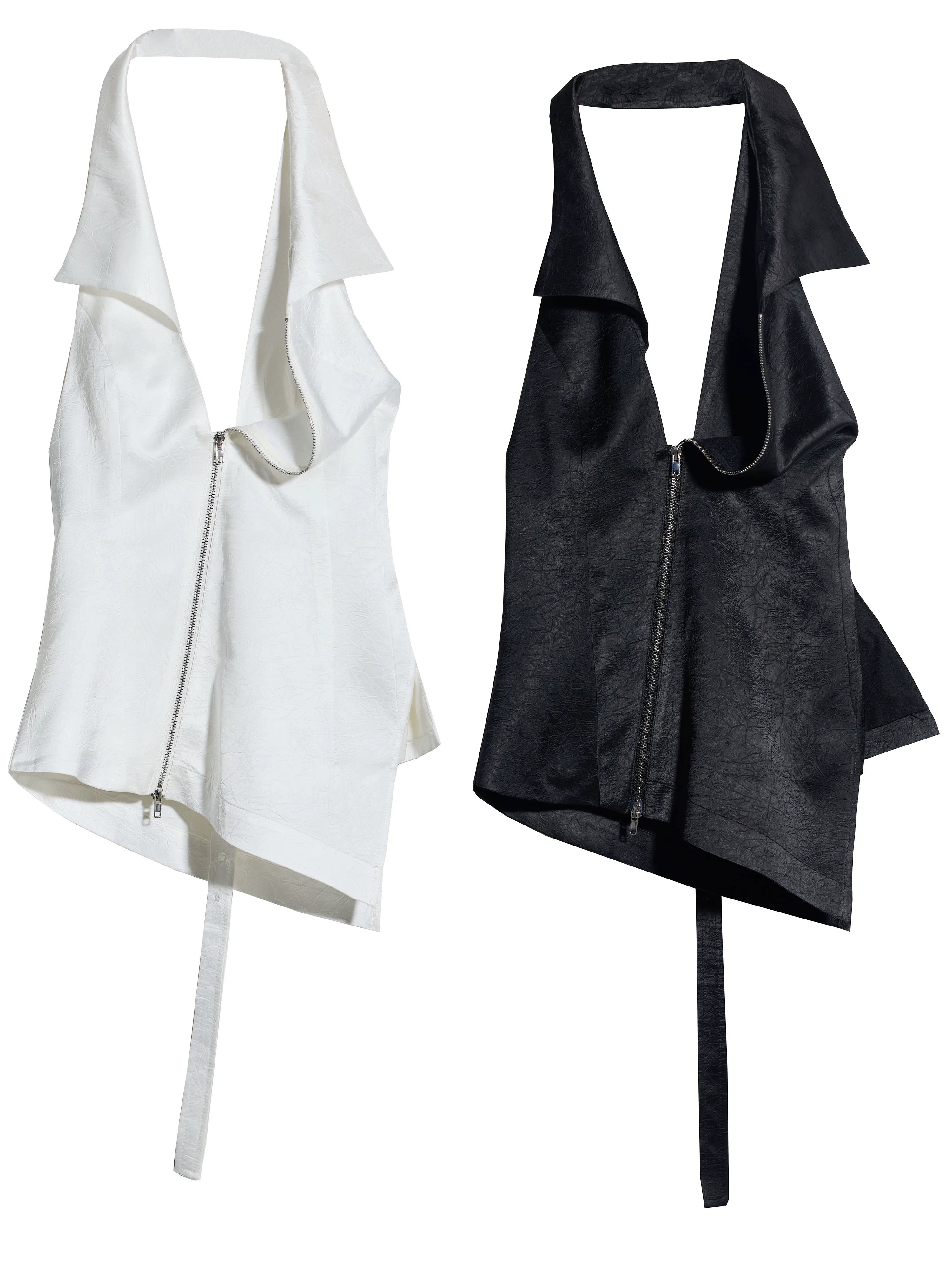 Asymmetric Zen Halter Vest