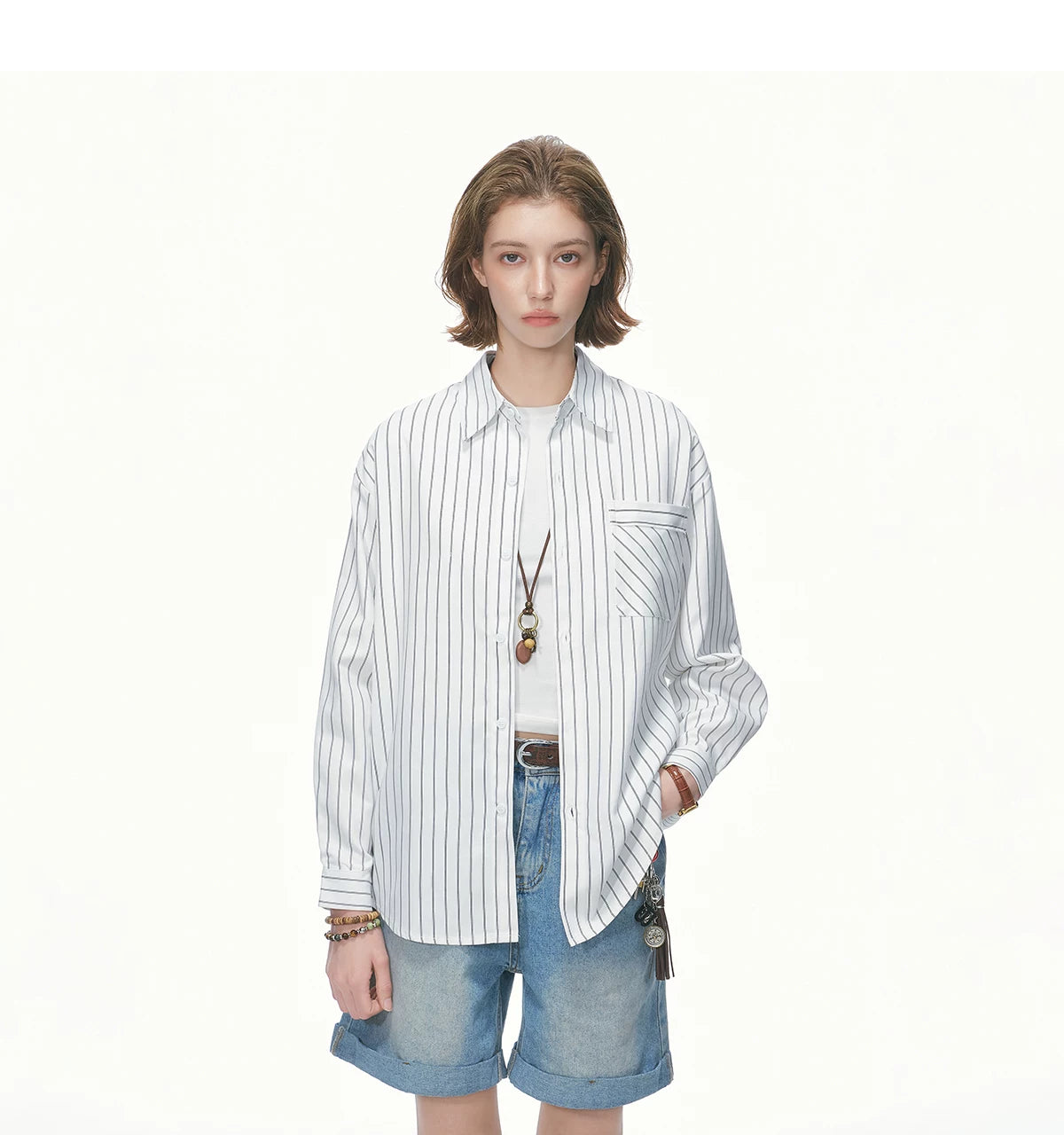 Coastline Vertical Stripe Easy Shirt