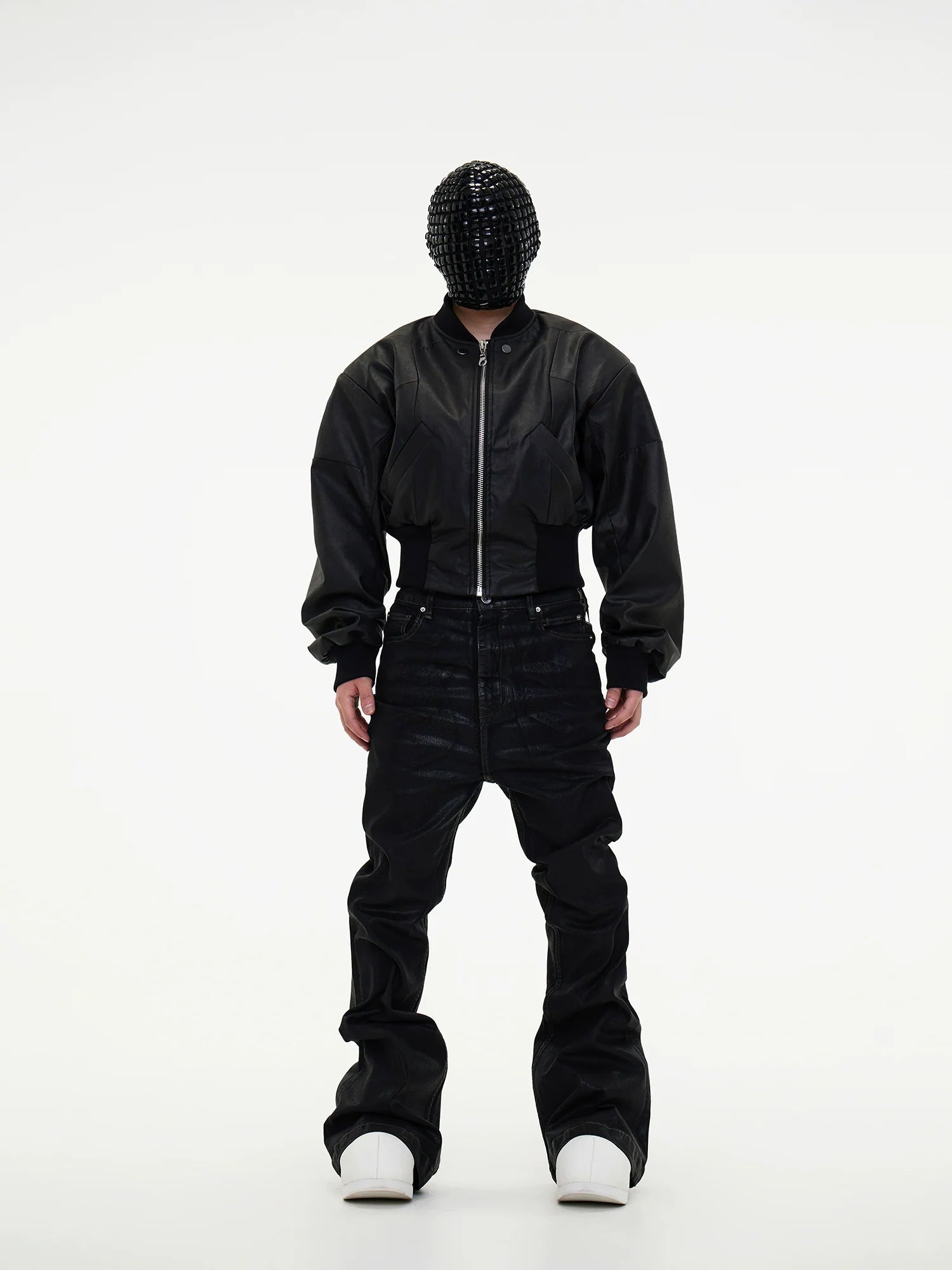 Shadow Wash Black Stacked Jeans