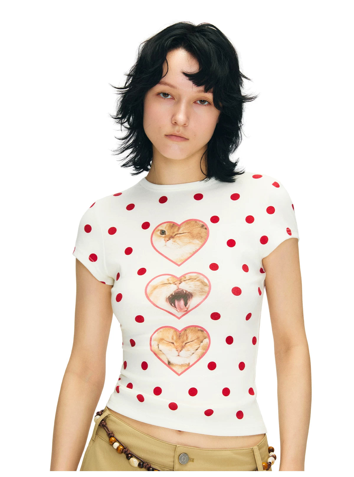 Heartfelt Whisker Dots Tee