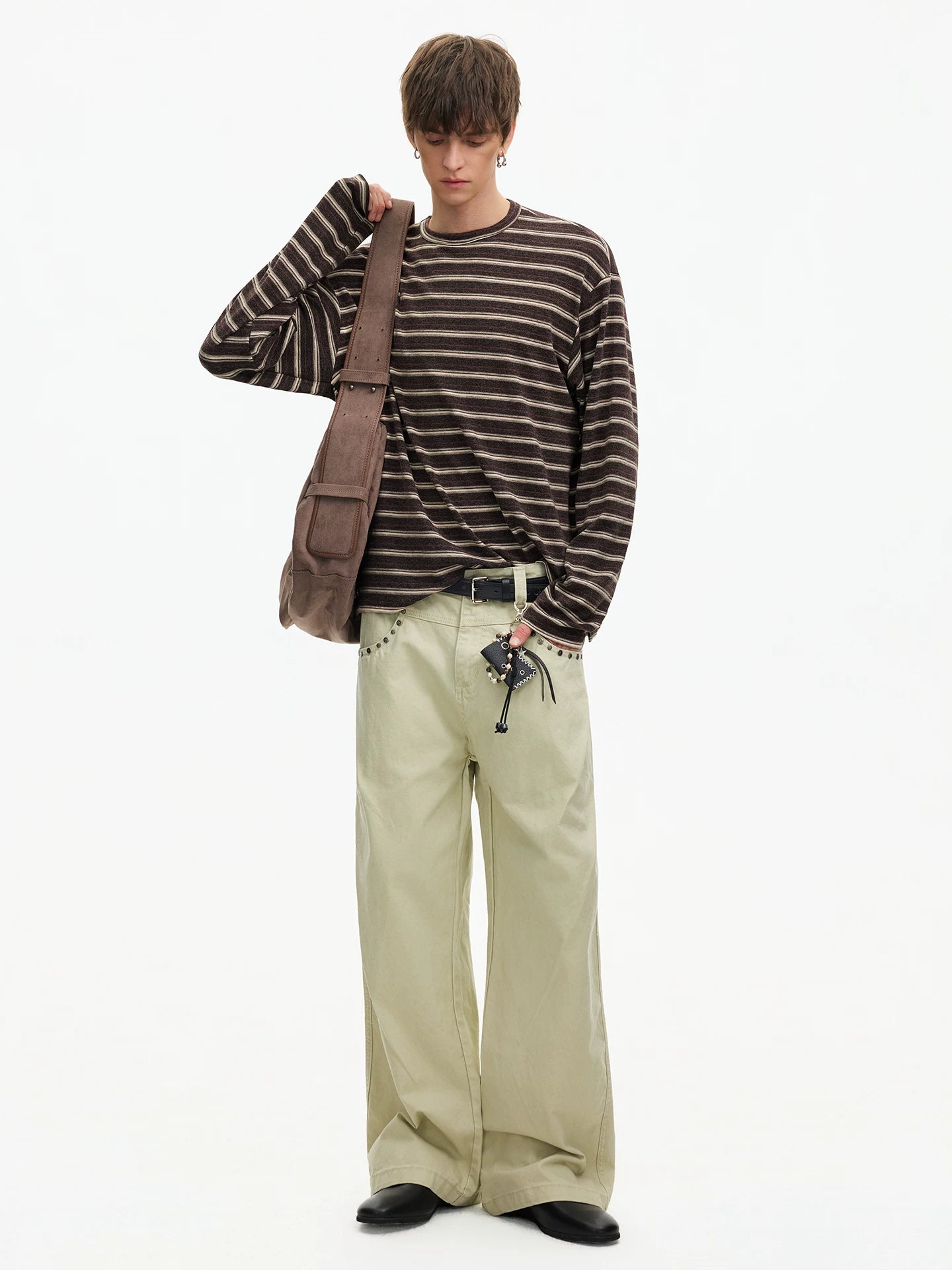 Strata Stripe Long‑Sleeve Tee