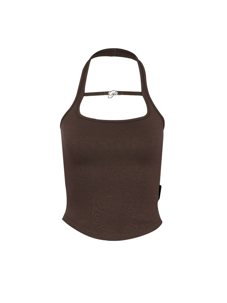 Halterneck Camisole Vest Top