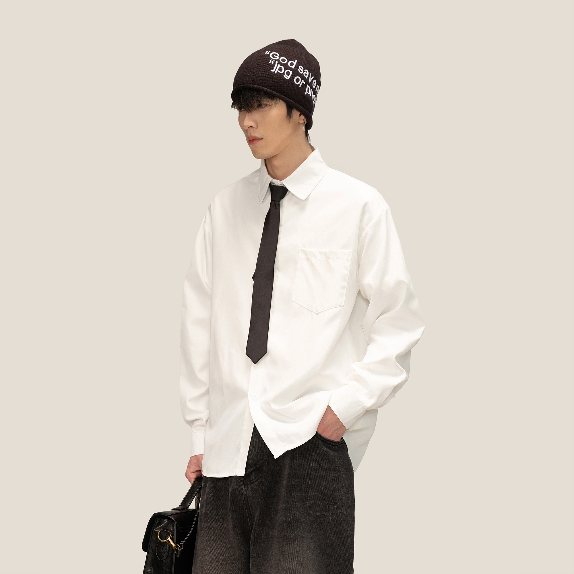 Clean Slate Boxy Short-Sleeve Shirt