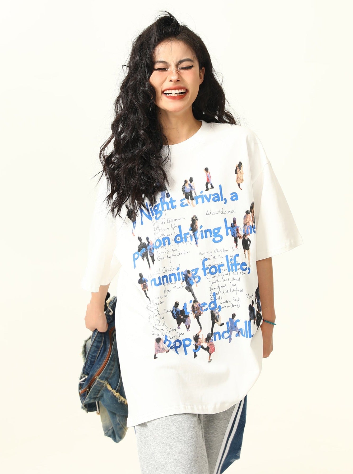 Streetwear Graphic Design Oversized T-Shirt