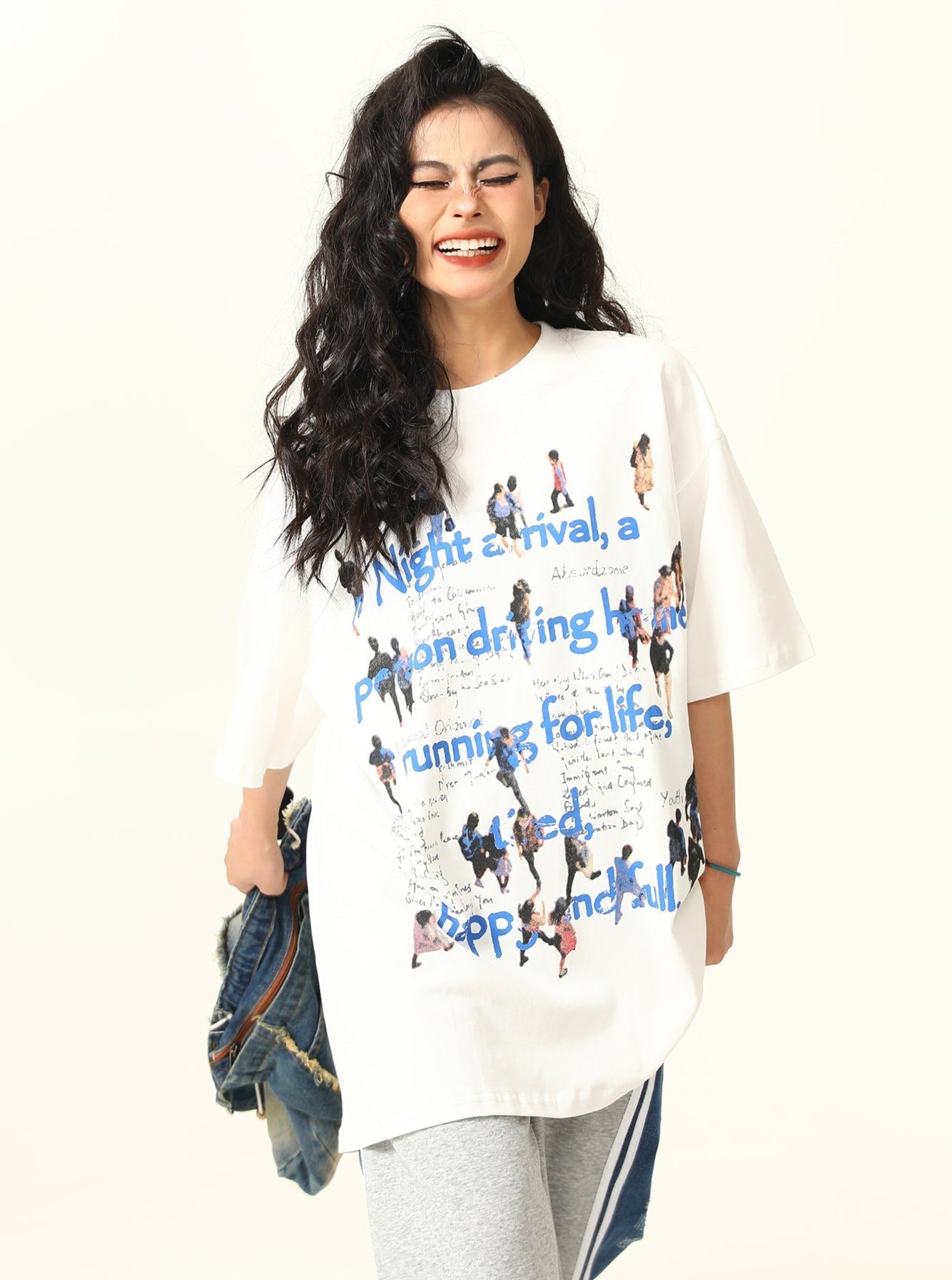 Graphic Print Oversized T-Shirt