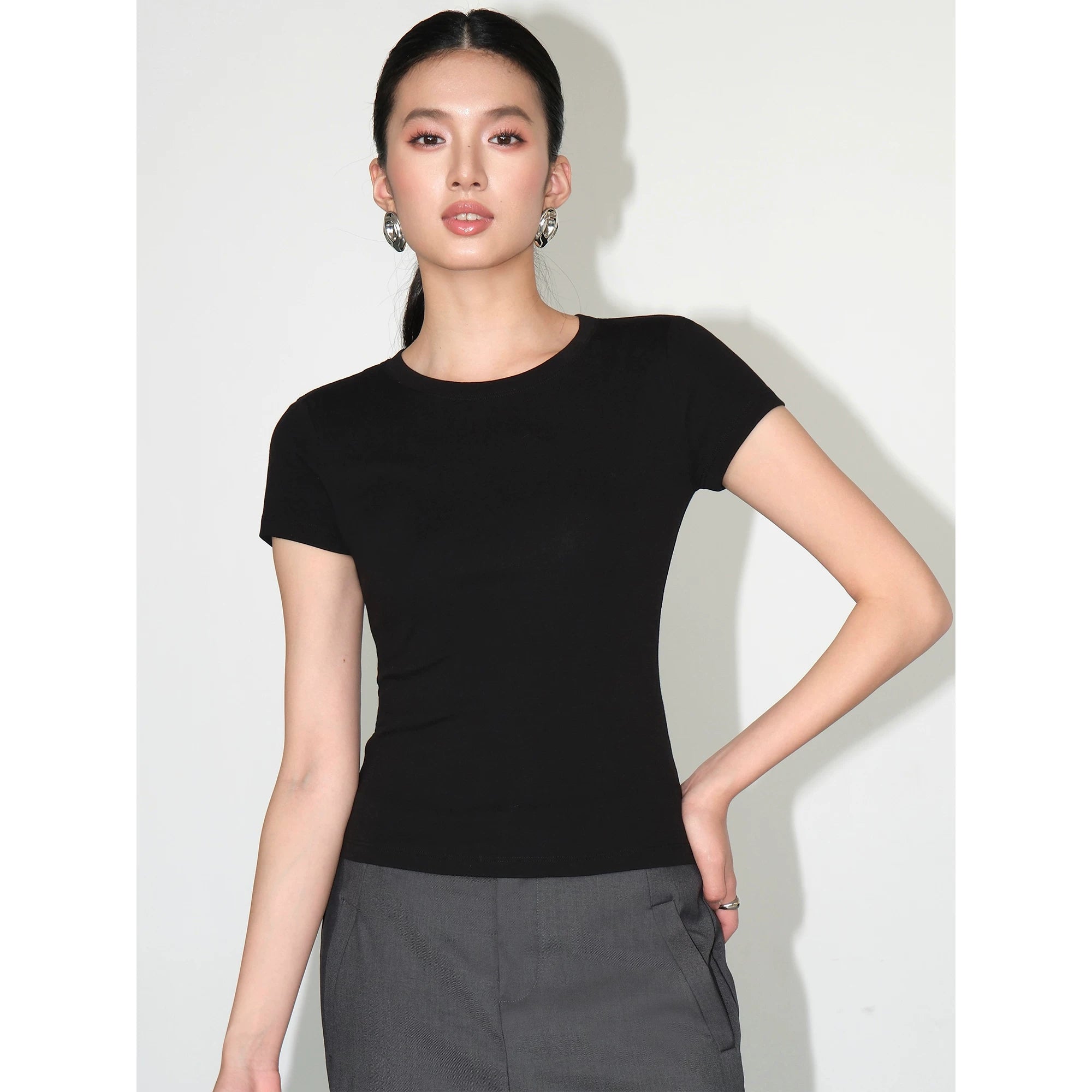 Everyday Sculpt Fitted Crewneck Tee