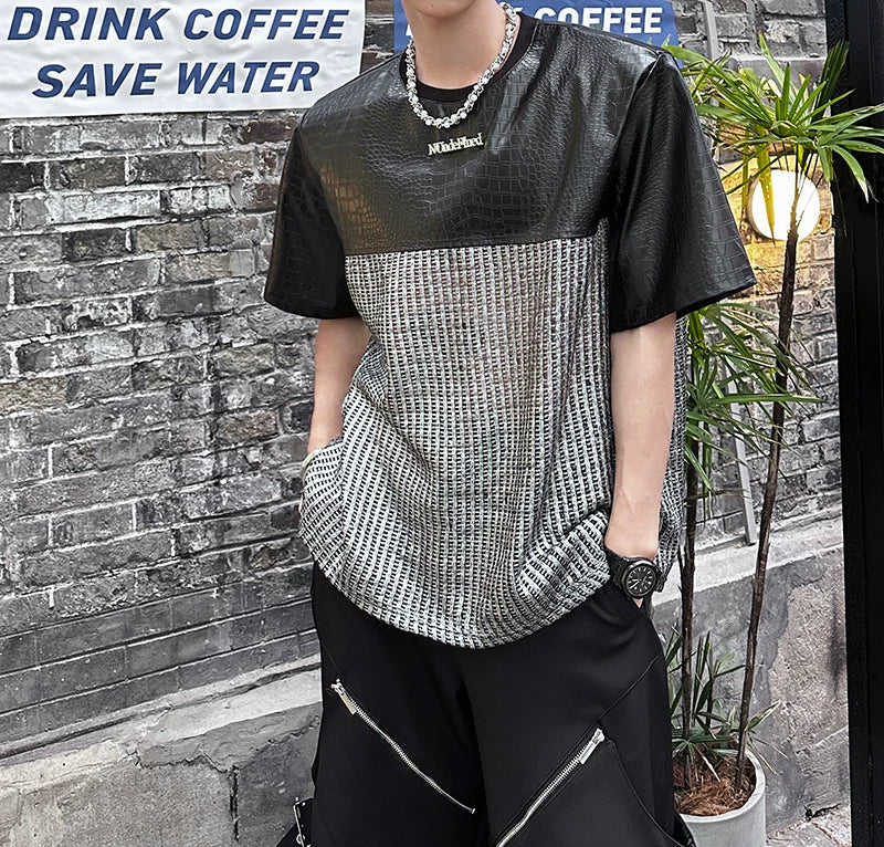 Chrome Grid Splice Panel Tee