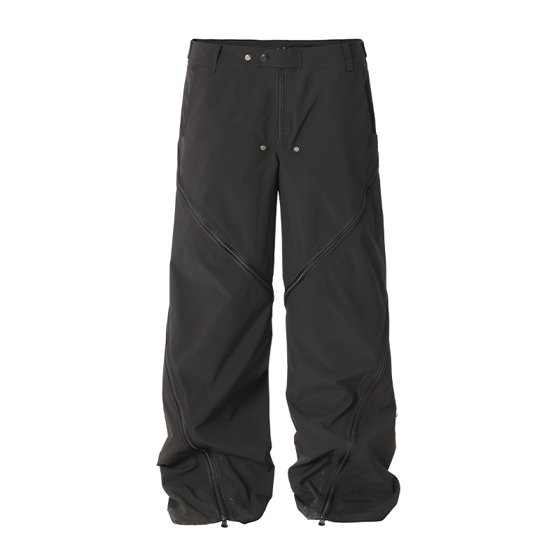 Paratrooper Functional Zipper Pants - chiclara