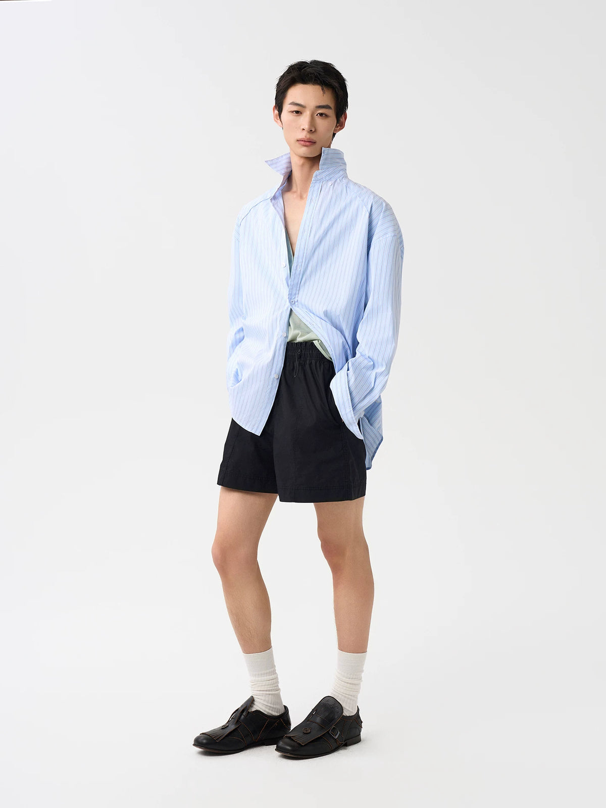 Airstream Pinstripe Oversized Shirt