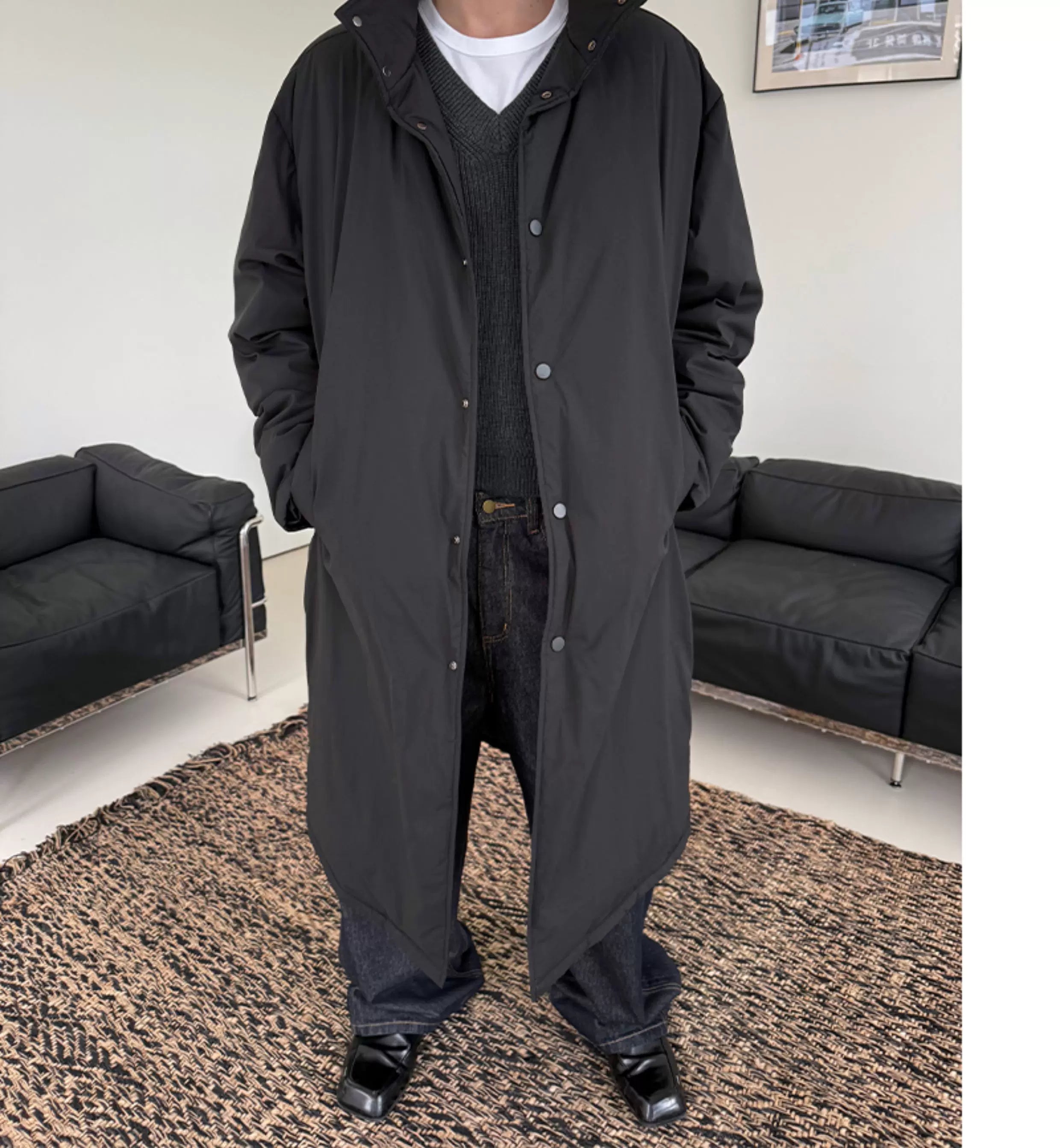 Midnight Column Insulated Overcoat