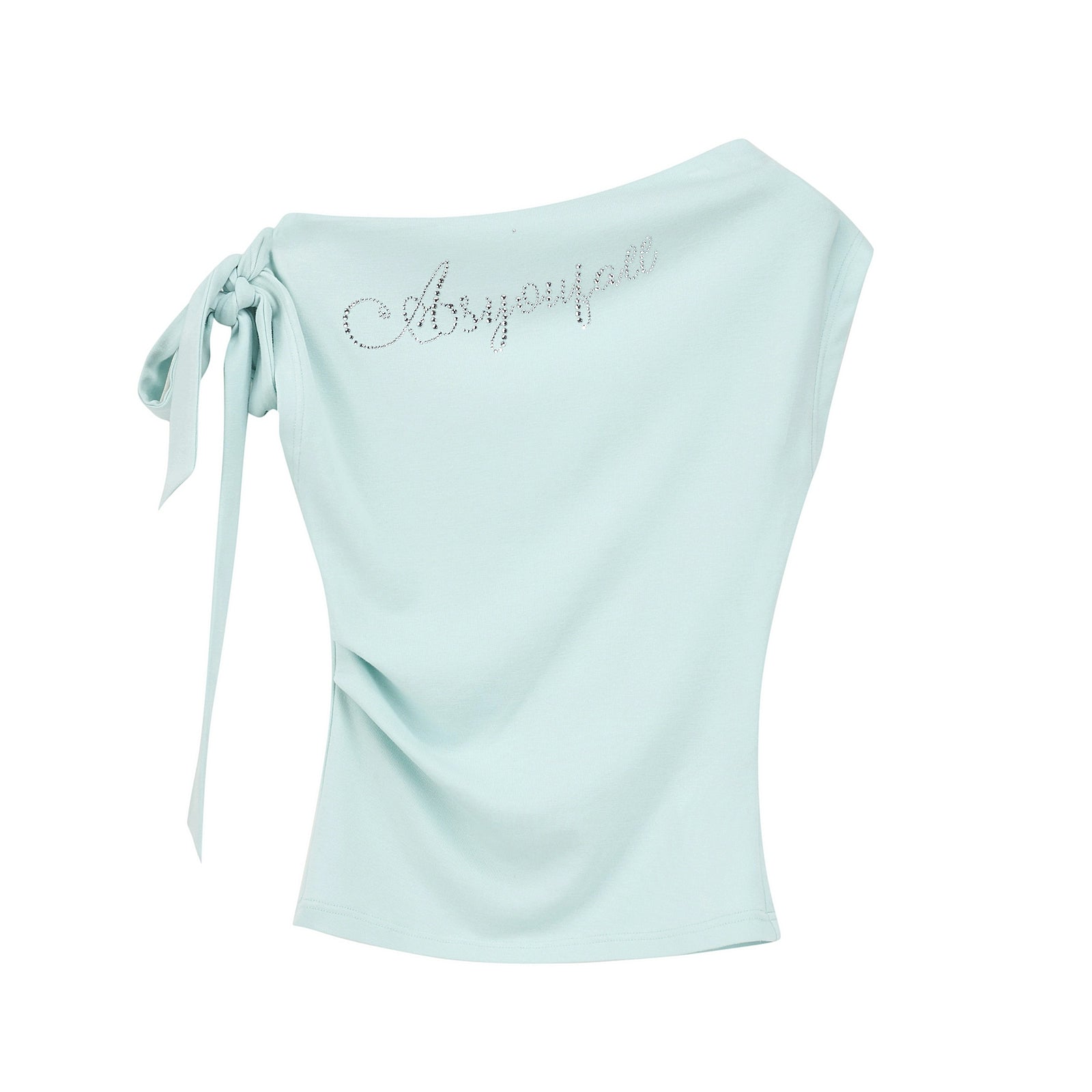 One-Shoulder Bow Top