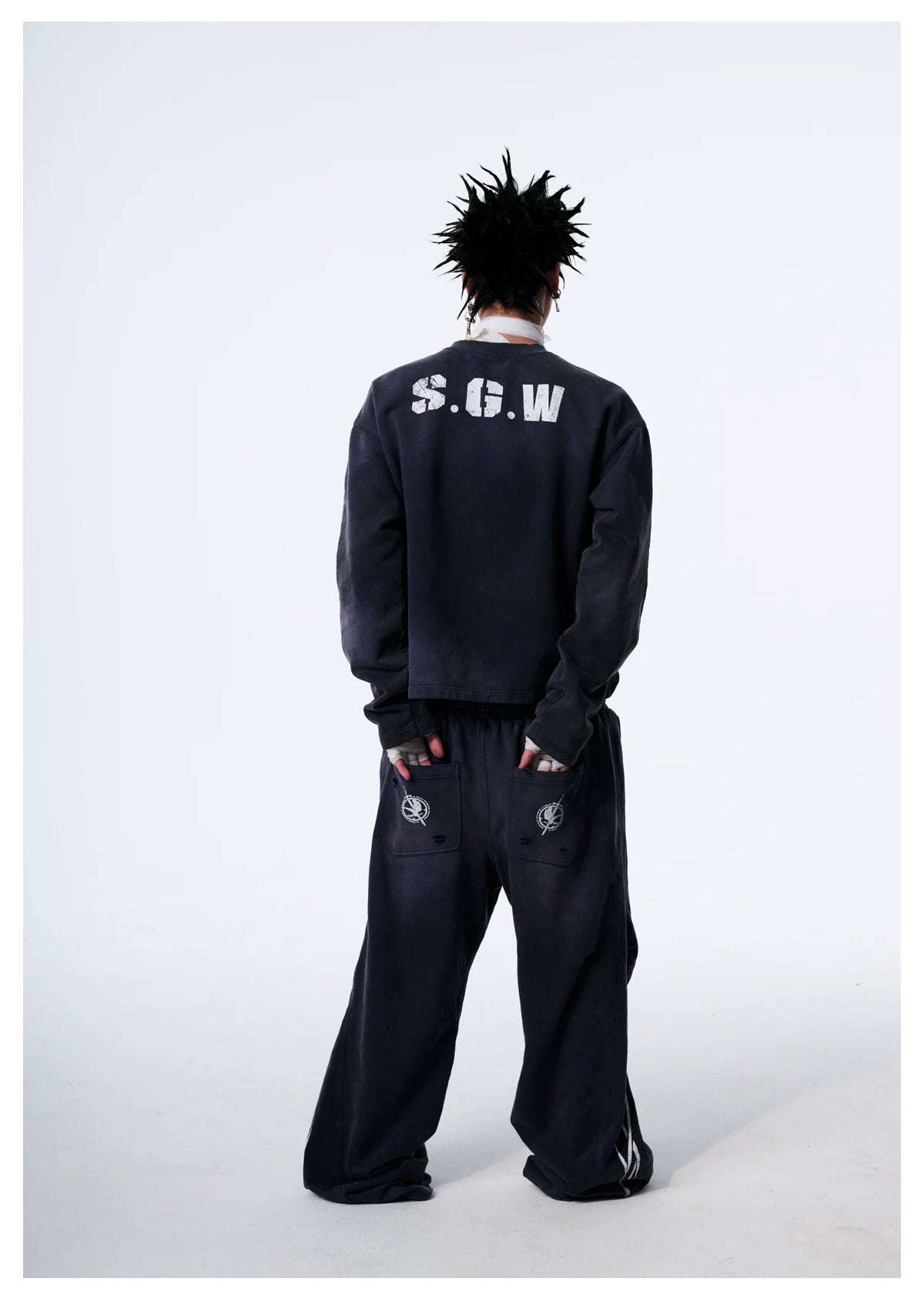 Blackout 05 Distressed Long Sleeve Tee