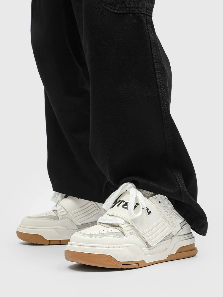 Velcro Sneakers with Gum Sole