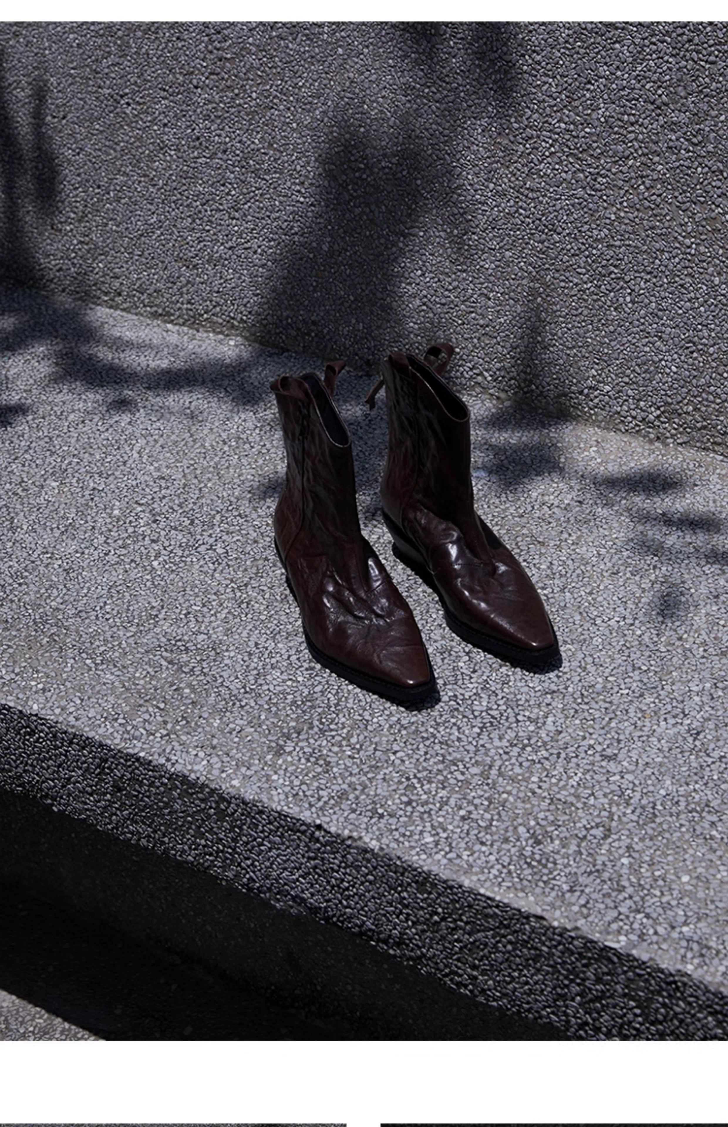 Patent Pointed-Toe Dress Shoes.
