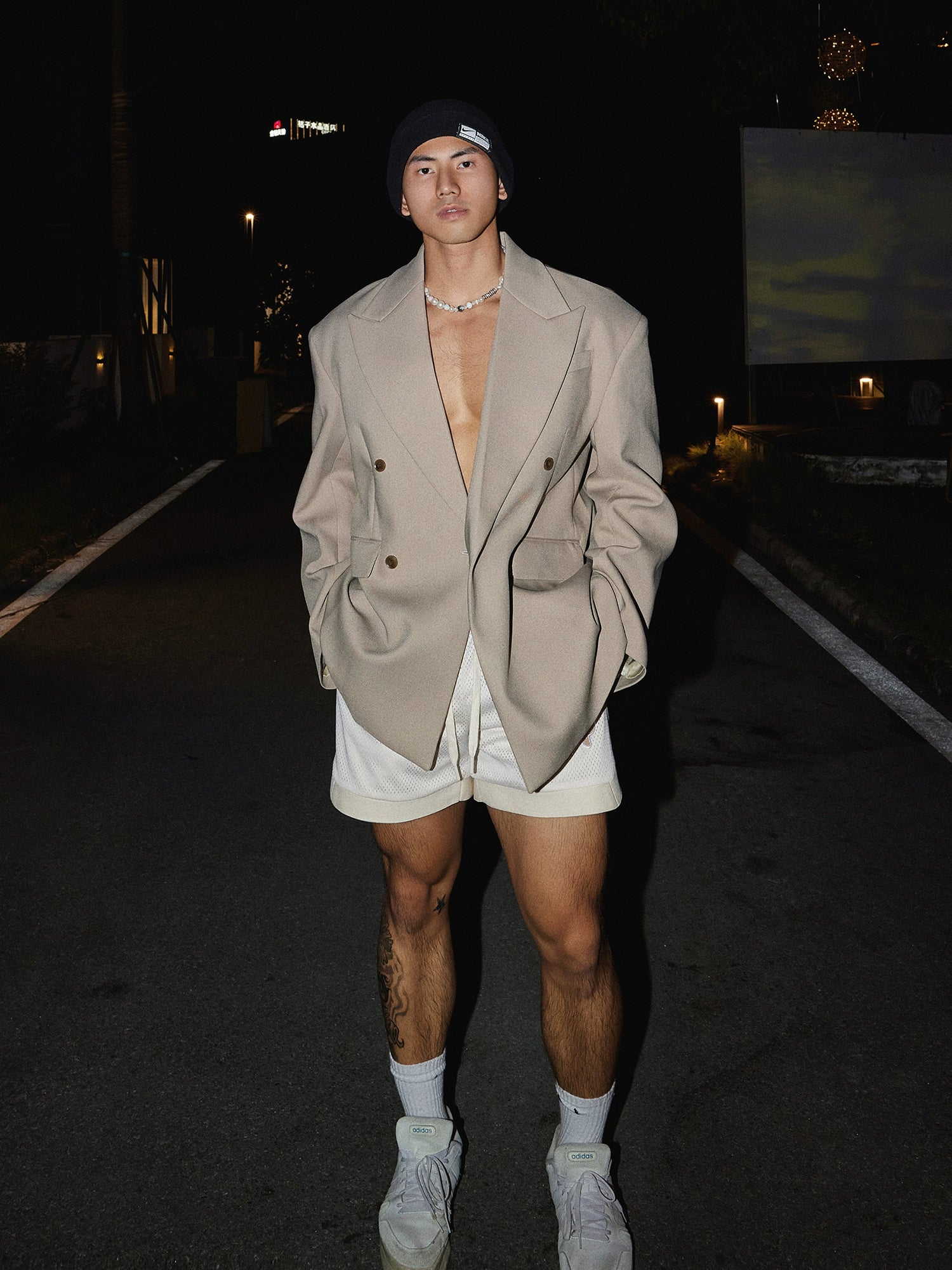 Oversized Double-Breasted Blazer