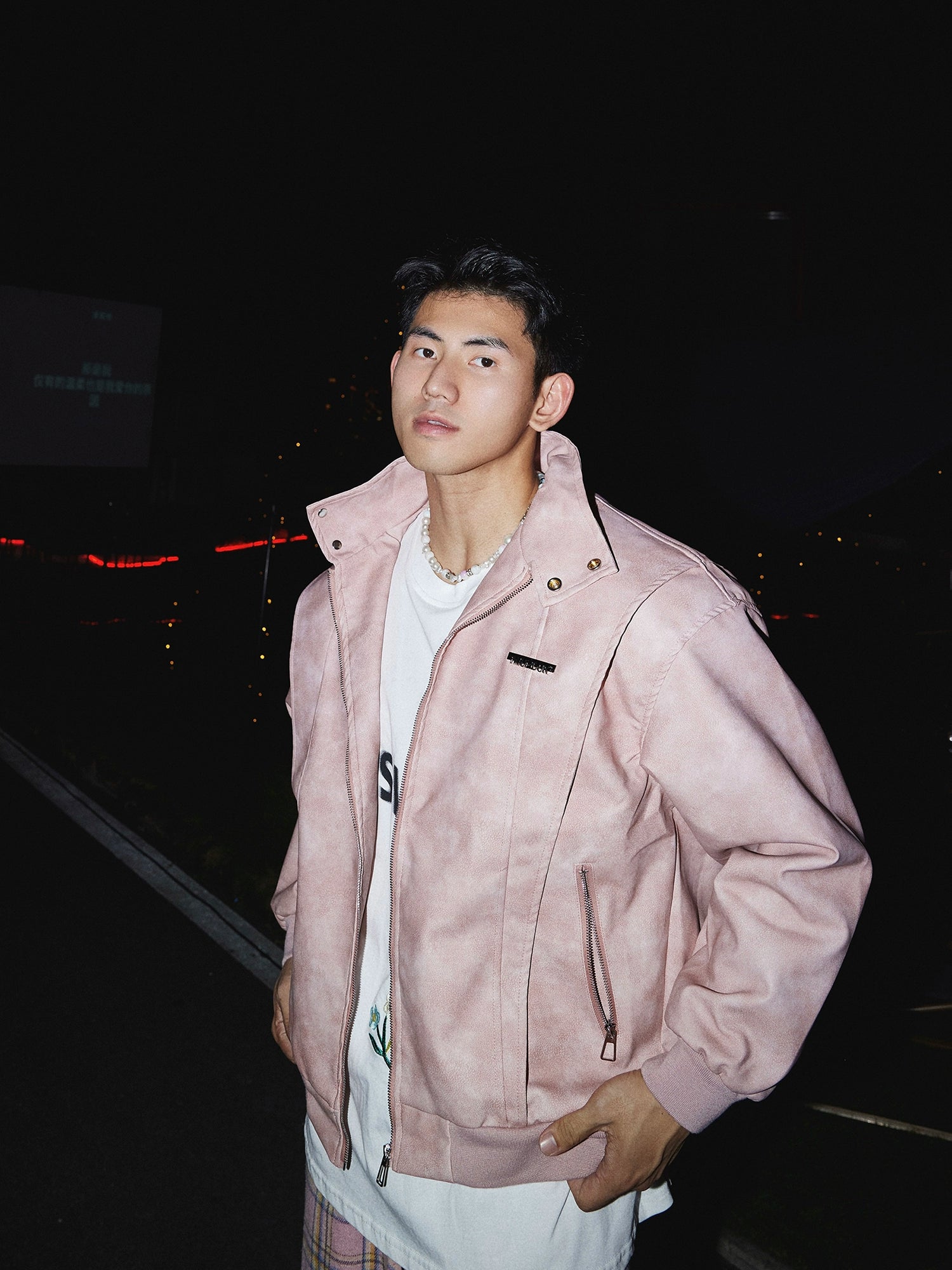 Suede Bomber Jacket
