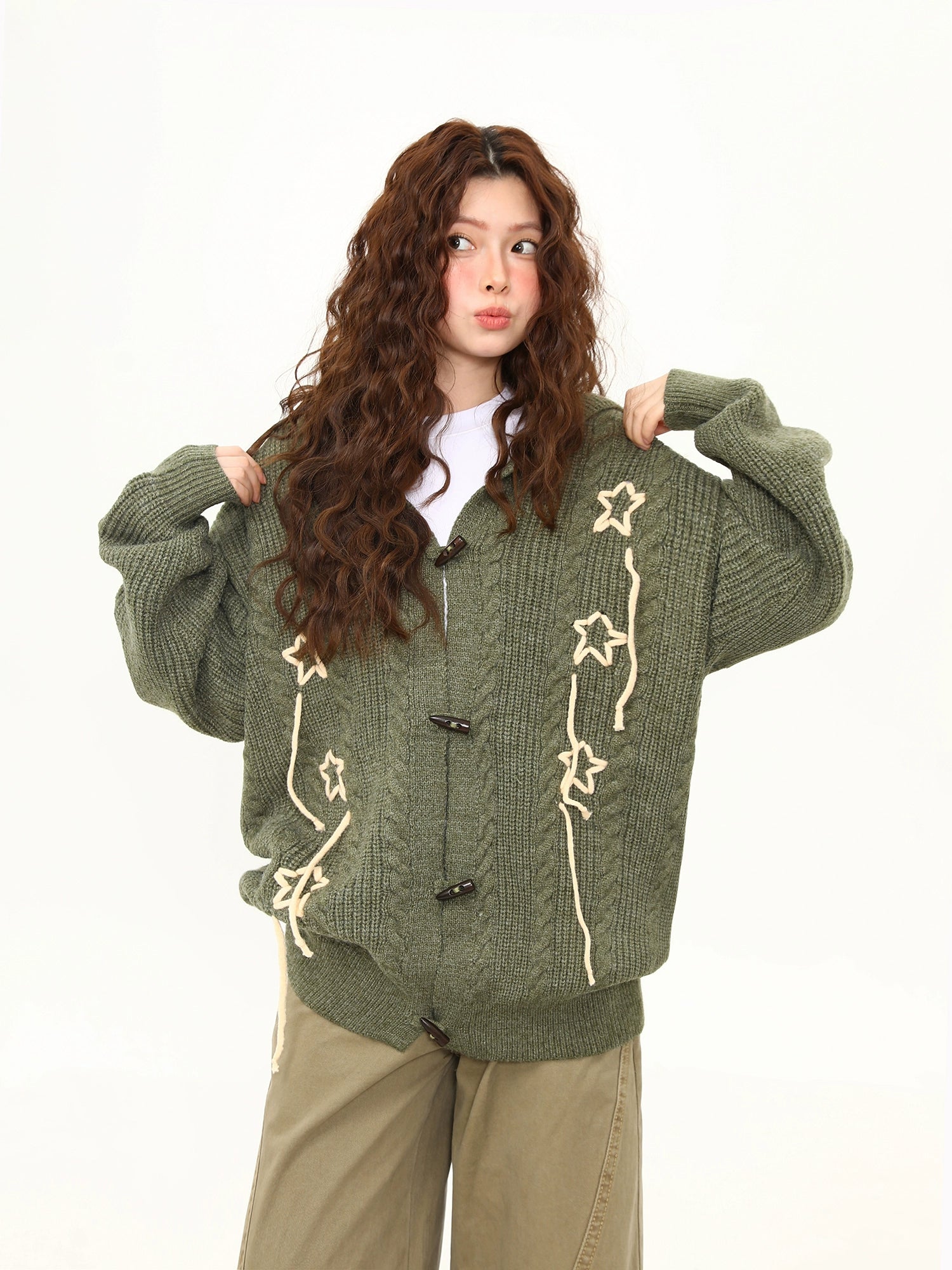 Bunny Trail Toggle Knit Hoodie