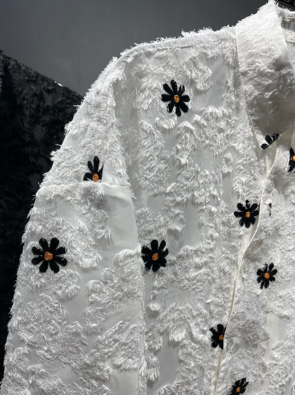 Daisy Lace Button Shirt