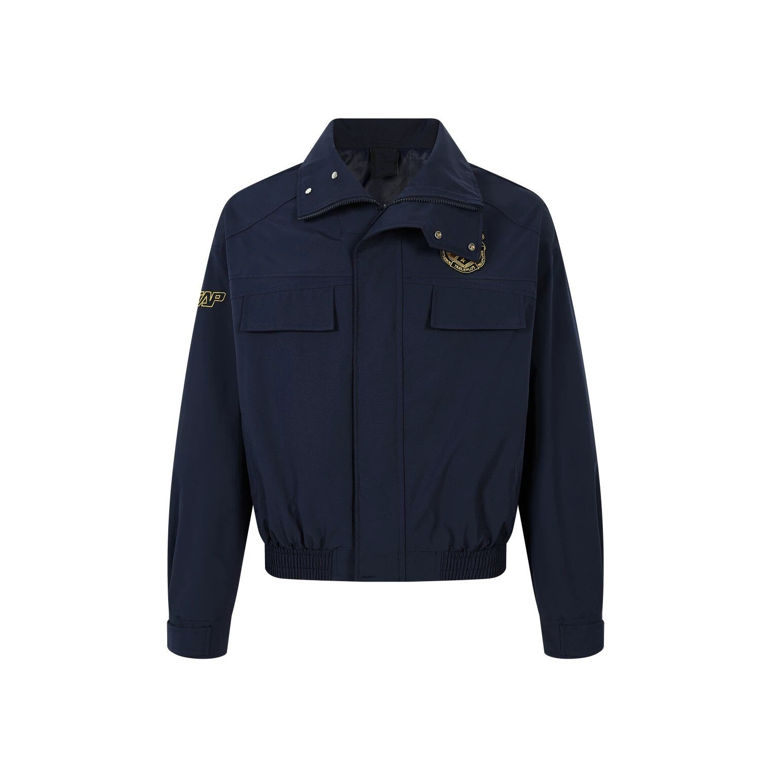 Regal Rampart High‑Collar Bomber Jacket