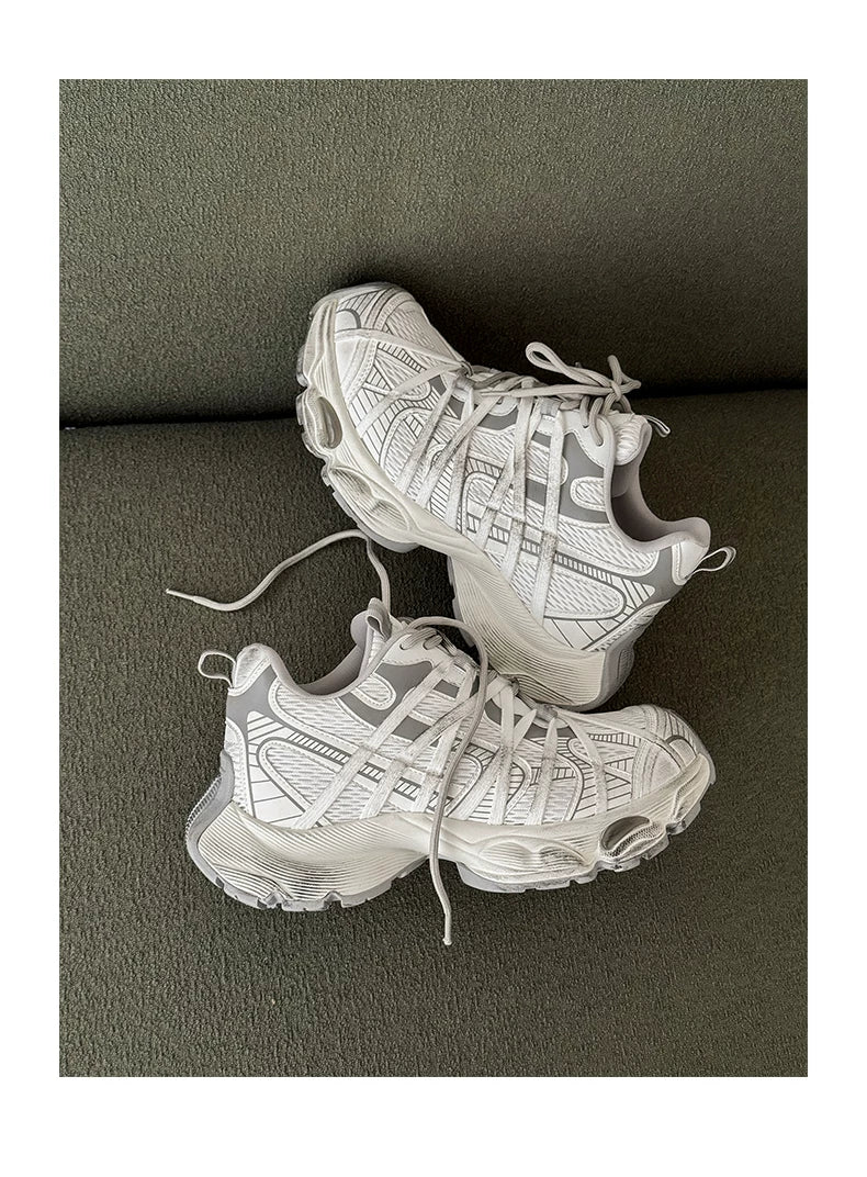 Graphic Platform Chunky Sneakers