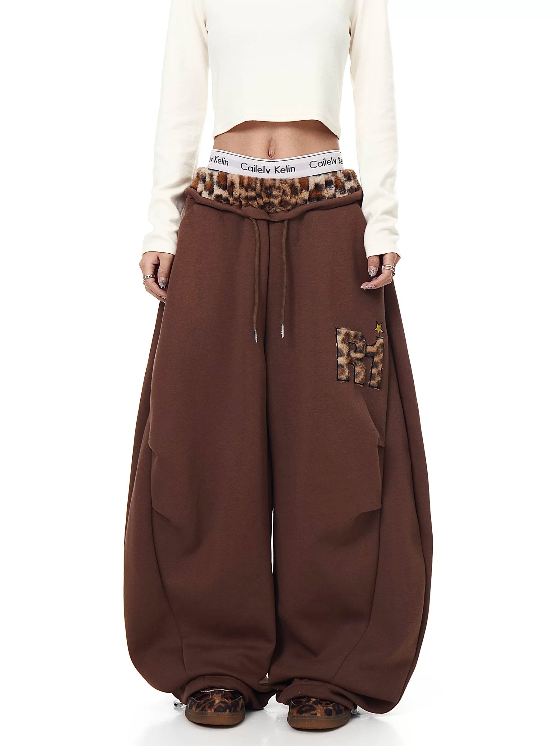 Starlit Hi Leopard Fleece Pants