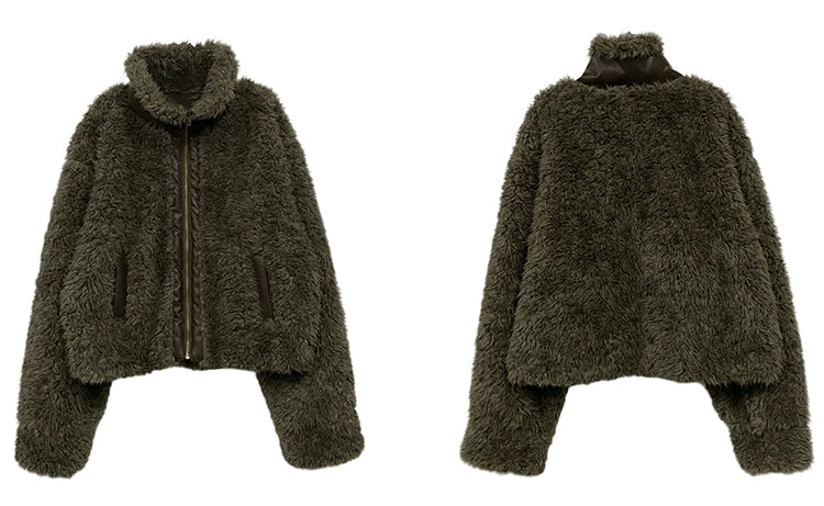 Mocha Cloud Shearling Jacket