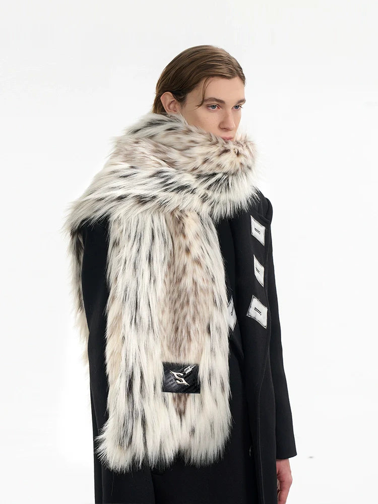 Fake Mink Faux Fur Scarf