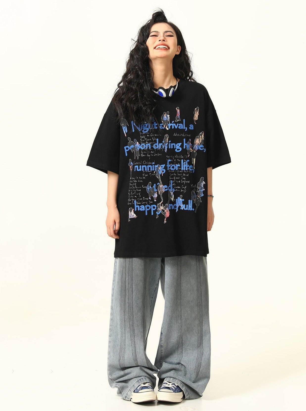 Streetwear Graphic Design Oversized T-Shirt